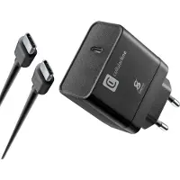 Cellularline reislader kit 45W USB-C snel opladen zwart