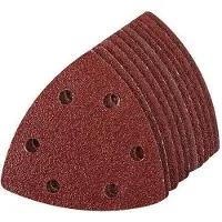 Silverline 90 mm driehoekige klittenband schuurvellen, 10 pk. 240 korrelmaat