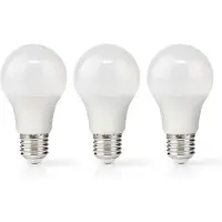 Nedis LED-Lamp E27 | A60 | 11 W | 1055 lm | 2700 K | 3 stuks | 1 stuks - LBE27A603P3 LBE27A603P3