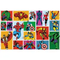 Ravensburger Puzzle van 3000 stukjes met een retro Marvel-thema. Geschikt voor volwassenen en kinderen vanaf 14 jaar. Hoogwaardige kwaliteit. Uit de "Mijn Helden"-collectie. Artikelnummer: 12001549. Nathan