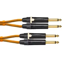 Cordial CEON DJ PLUG 0.6 O 6.3 mm TS jack kabelset 60 cm