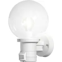 Konstsmide Bollamp Nemi met bewegingsmelder wit