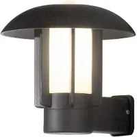 Konstsmide Moderne wandlamp Heimdal mat zwart
