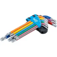 Bgs Stiftsleutelset - meerkleurig - Torx T10 - T50 - 9 delig