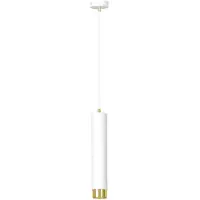 Emibig Hanglamp , 1xGU10, 30W, KIBO, wit/goud, modelnummer 642/1