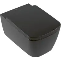 Villeroy & Boch Subway 3.0 wandcloset - 56cm - twistflush pure black C+ 4610t0r7