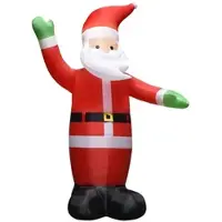 vidaXL Kerstman opblaasbaar met LED's IP44 3 m