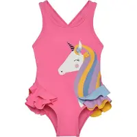 Color Kids - Kid's Swimsuit with Application - Badpak 104, roze