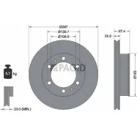 PAGID 55226N Remschijf