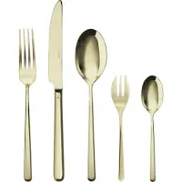 Sambonet Bestekset Linear Mirror PVD Champagne (30-Delig)