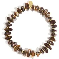Yehwang Goudlief Armband met kralen van acryl Kralen Casual Dagelijks Dames sieraden - Roestvrij staal - Verkleurt niet