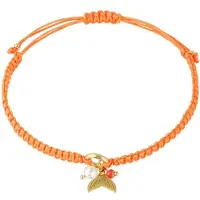 Yehwang armband mermaid wonder - oranje - Verkleurt niet - Goudlief.nl