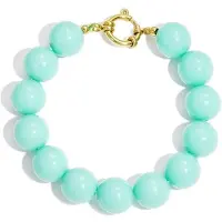 Yehwang Armband met grote kralen en sluiting aan de voorkant.