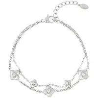 Yehwang Goudlief Bloemen Armband - Roestvrij staal - Verkleurt niet - Goudlief.nl