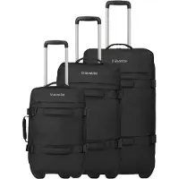 Travelite Bolonia reistassenset 3 stuks. zwart