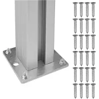 vidaXL Afvalbak Schutting Bruin 315 x 85 x 115 cm Aluminium en WPC