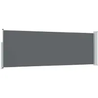 vidaXL Uittrekbaar Zijscherm 500 x 100 cm Polyester Rechthoekig