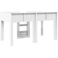 vidaXL Stapeld bed voor kids Wit 90 x 190 cm Bewerkt hout