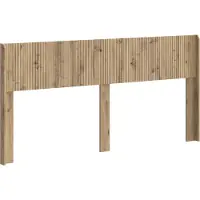vidaXL Hoofdbord Artisanaal eiken PB