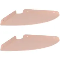 vidaXL Hoek Plank Hoekmontage 2 st Roze 24 x 24 x 2 cm