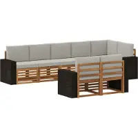 vidaXL Buiten bank set 8 st Polyester
