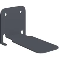 vidaXL Onzichtbare Zwevende Plank Muurmontage 4 st Antraciet