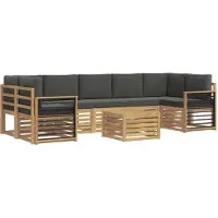 vidaXL Sofa-Sets Massief Acacia Hout