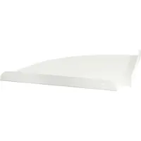 vidaXL Hoek Plank Hoekmontage 4 st Wit 30 x 30 x 2 cm