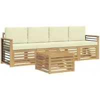 vidaXL - Sofa-Sets - Massief - Acacia - Hout