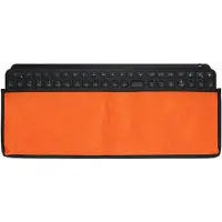 Kwmobile Toetsenbordhoes voor Logitech MX Keys Wireless Toetsenbordetui – Stofbescherming Met Ritssluiting – oranje