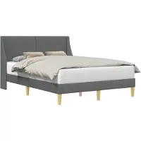 vidaXL Bedframe Effen met hoofdeinde verbindingplaat