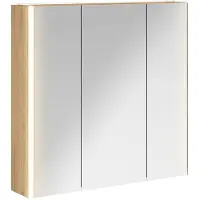 vidaXL Badkamerspiegelkast Ambachtelijk Eiken 73.5 x 15.5 x 70 cm