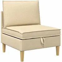 vidaXL Sofa met opslag Stof