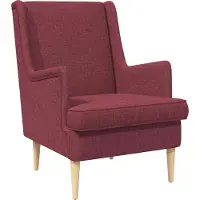 vidaXL Fauteuil Wijnrood Stof