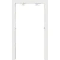 vidaXL Buitendouche 226 cm Massief grenenhout en roestvrijstaal Wit