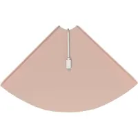 vidaXL Hoek Plank Hoekmontage 4 st Roze 24 x 24 x 2 cm