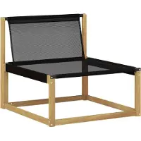 vidaXL Buiten Midden Sofa 3-zits Massief Acacia Hout