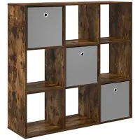 vidaXL Dressoir Rook Eiken 102 x 31 x 99,5 cm