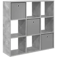 vidaXL Dressoir Beton Grijs 102 x 31 x 99,5 cm