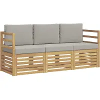 vidaXL Sofa-Sets Massief Acacia Hout