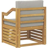 vidaXL Buiten bank set Polyester Wit