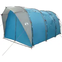 vidaXL Tunneltent Blauw 382 x 262 x 214 cm