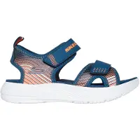 SKECHERS Jongens Microspec-Splash Sandalen Navy