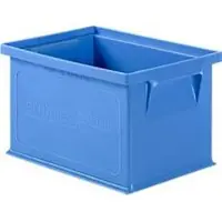 Ssi Stapelbak serie 14/6-4 - polypropeen - L 210 x B 150 x H 123 mm - 2,5 L - met gesloten handgrepen - blauw