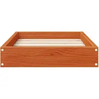 vidaXL Hondenbed Wasbruin 51,5 x 44 x 9 cm Massief vurenhout