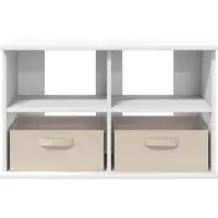 vidaXL TV-standaard met lades, wit, 79 x 40 x 48 cm