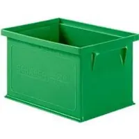 Ssi Stapelbak serie 14/6-4 - polypropeen - L 210 x B 150 x H 123 mm - 2,5 L - met gesloten handgrepen - groen