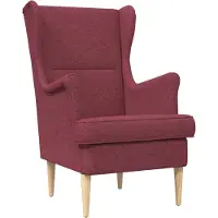 vidaXL Fauteuil Wijnrood Stof