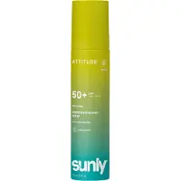 ATTITUDE SUNLY Zonnebrandspray SPF50 ongeparfumeerd ECO - duurzaam