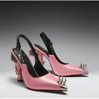 KOI - Rockabilly Hoge hak - TITLE Revenge Pump Gun Heels - EU38 - voor Vrouwen - roze | Maat 38